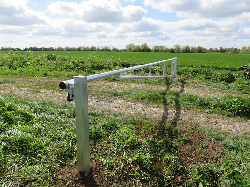 low profile agricultural security gate