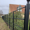 5 bar estate fencing fitted with a straining wire for dogs or smaller livestock