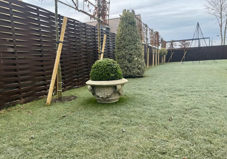 Woven steel fencing 1.8m height