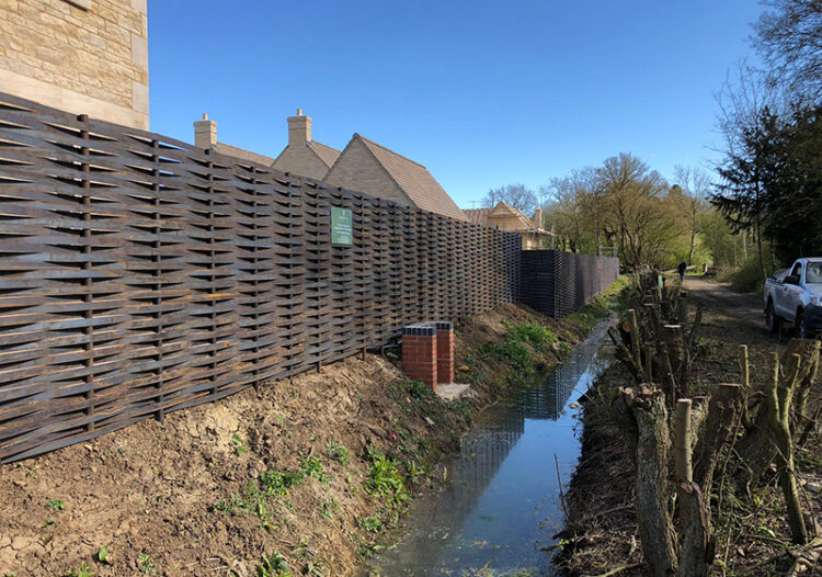 woven steel fencing