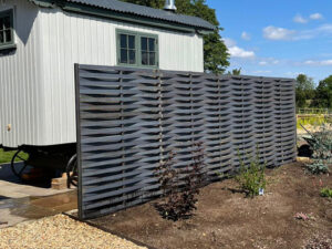 woven steel fencing for screen