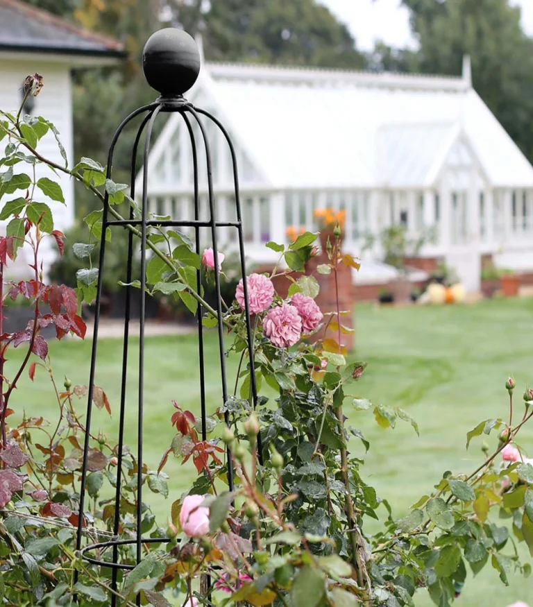 Decorative steel garden obelisks are now available! UK